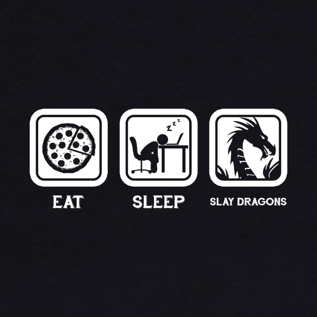 Eat, Sleep, Slay Dragons (Repeat) by TheHookshot